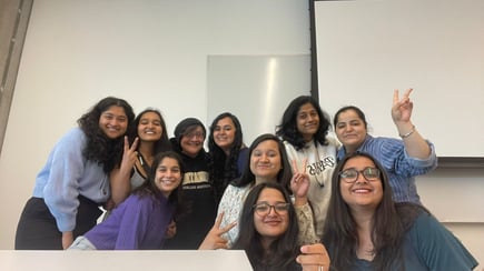 My photo and I in this photo with our professor