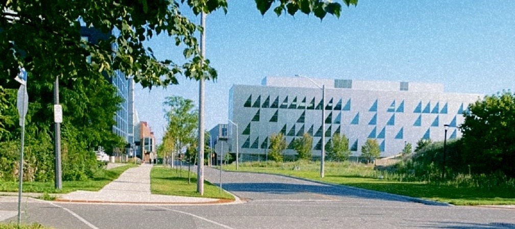 Image of York University School Of Continuing Studies building from a distance 